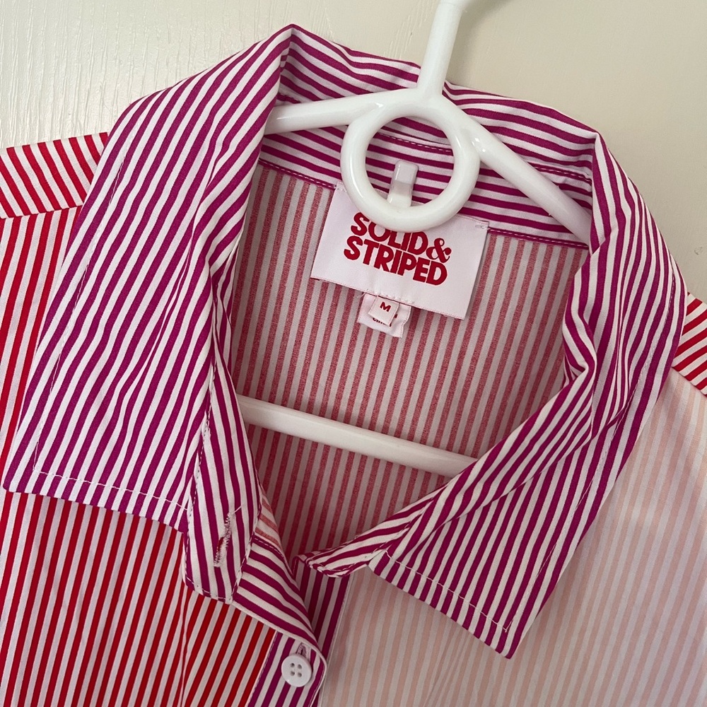 Solid & Striped Cover up